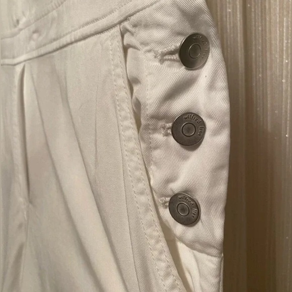 Aritzia Bibbed Overalls White - Picture 3 of 14